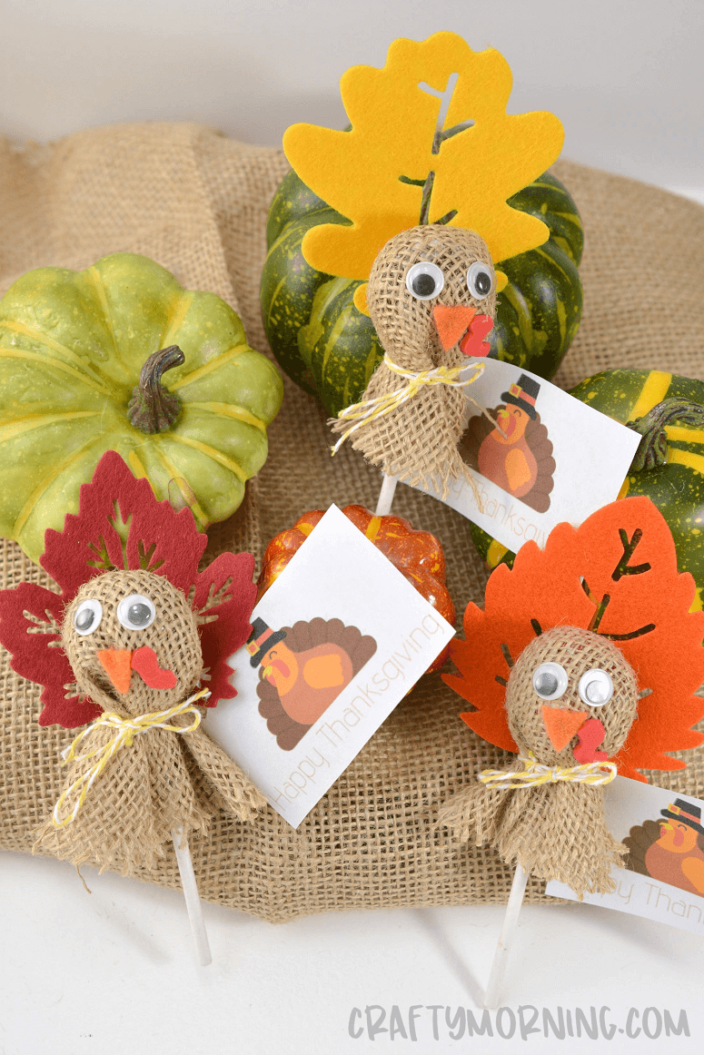 15 Fun Thanksgiving Crafts For Kids Chicfetti