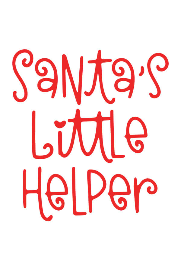 Download Santa S Little Helper Svg File Chicfetti PSD Mockup Templates